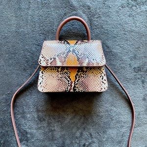 Brand new snakeskin mini purse